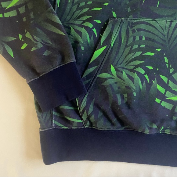 Nike Brazil National Team Hoodie Men M Soccer Tropical Leaves Football - Picture 8 of 15